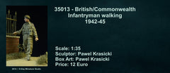 British/ Commonwealth Infantryman Walking
