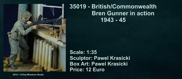 British/Commonwealth Bren Gunner in action