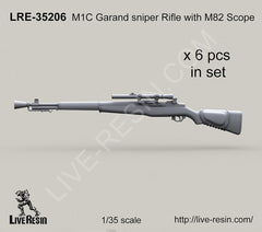 LRE35206 M1C Garand Sniper Rifle with M82 Scope