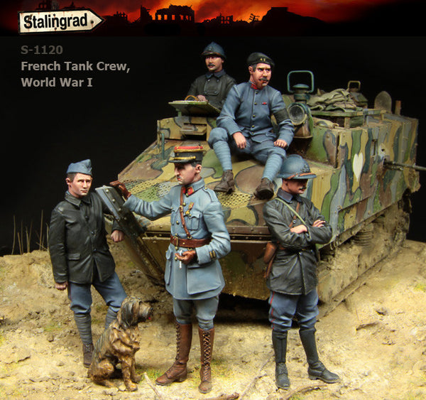 S1120 French Tank Crew World War I