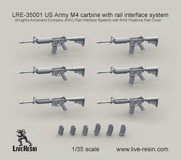US Army M4 Carbine with Rail Interface System