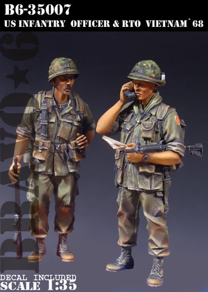 US Infantry Officer & RTO Vietnam '68