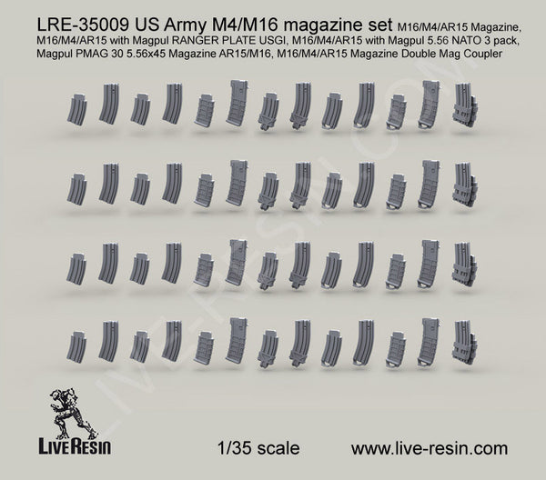 US Army M4/M16 Magazine set