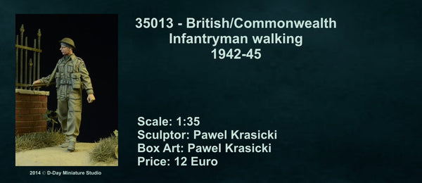 British/ Commonwealth Infantryman Walking