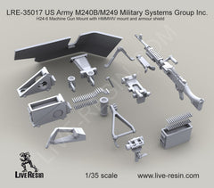 M240B and H24-6 Military Machine Gun Mount