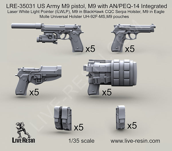 US Army M9 pistol set
