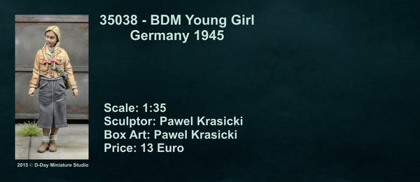 BDM Young Girl Germany 1945