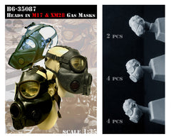 B635087 M17 & XM28 Gast Mask head set