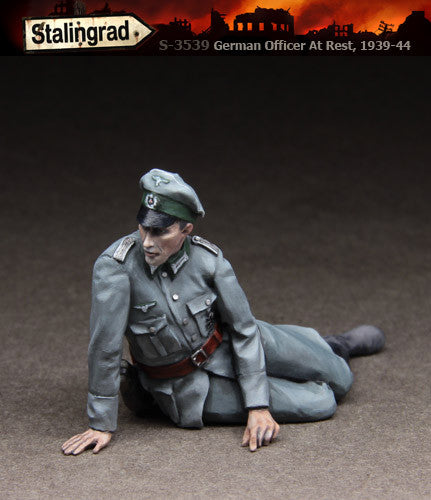 German Officer At Rest, 1939-44