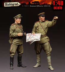 1:48 scale Russian Officers