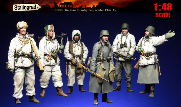 1:48 scale German Infantrymen, winter