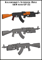 EMA35019 Kalashnikov's Automatic Rifle (AKM With GP25)