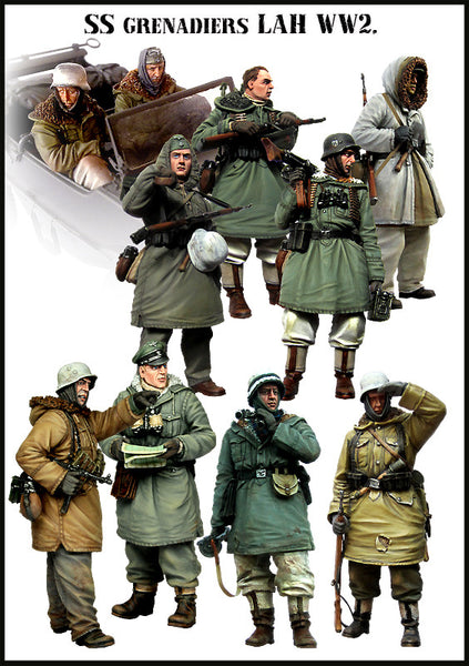 SS Grenadiers LAH. WW2 Big-Set (10 figures)