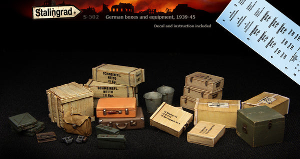 German Boxes and equipment, 1939-45