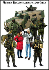 Modern Russian Soldiers and Girls BIG SET