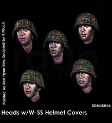 RDM35H04 Heads w/Helmet Covers (W-SS) 5 pcs