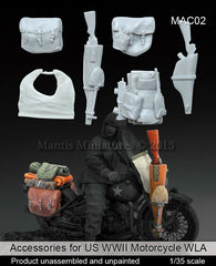 Accessories for US WWII Motorcycle WLA