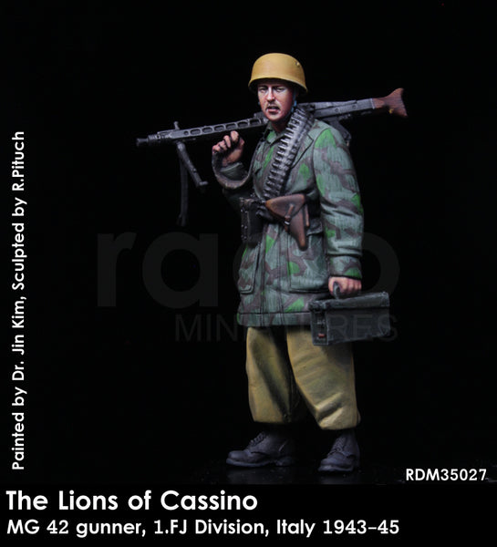 The Lions of Cassino, MG42 Gunner, 1 FJ Division, Italy 1943-45