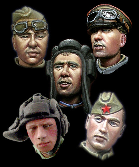 H013 WW2 Russian Heads #1