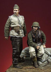 Hungarian Motorized Artillery Officer And NCO