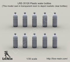 LRE35126 Plastic Water Bottles (clear plastic kit)