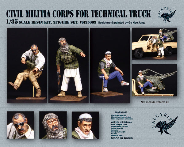 Civil Militia Corps for Technical Truck
