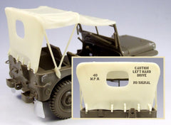 Willys Jeep set for Masking and Film